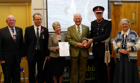 Wirral Wildlife with their award