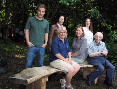 Cheshire Wildlife Trust staff and William Deane Trustees