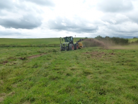 Rotary ditching machine Bickley Hall Farm c. Ben Gregory