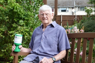 John Harvey in Belong Crewe, wildlife-friendly garden