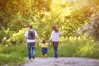 family walk