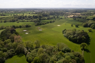 An aerial photograph of Saltersford farm 