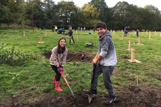 Tree Planting in Goostrey 