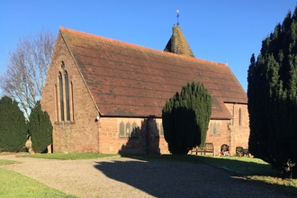 Church in the evening sun