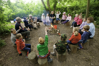 Forest schools - fire circle