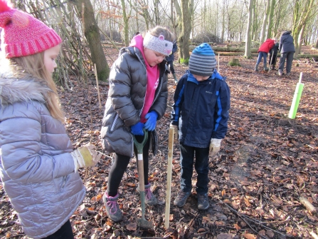 Tree planting Mablins Primary School