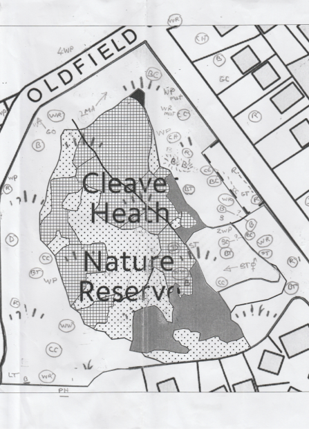 Cleaver Heath map