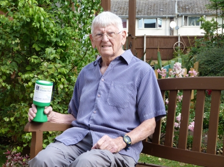 John Harvey in Belong Crewe, wildlife-friendly garden