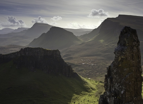 Trotternish, Isle of Skye, Scotland, UK, November 