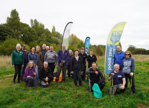 Countess of Chester plug planting group photo - Andy Scargill