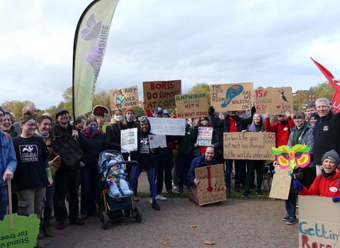 Climate march COP26